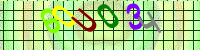 Blue Captcha Image