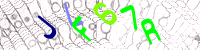 Blue Captcha Image