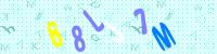 Blue Captcha Image