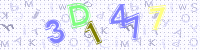 Blue Captcha Image