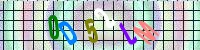 Blue Captcha Image