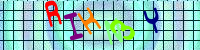Blue Captcha Image