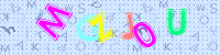 Blue Captcha Image