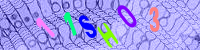Blue Captcha Image