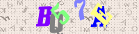Blue Captcha Image