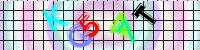 Blue Captcha Image