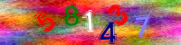 Blue Captcha Image