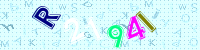 Blue Captcha Image
