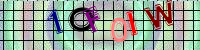 Blue Captcha Image