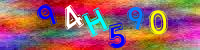 Blue Captcha Image
