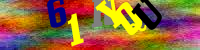 Blue Captcha Image