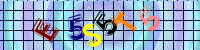 Blue Captcha Image