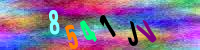 Blue Captcha Image
