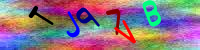 Blue Captcha Image