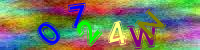 Blue Captcha Image