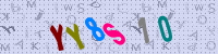 Blue Captcha Image