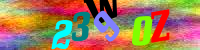 Blue Captcha Image