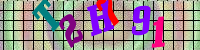 Blue Captcha Image