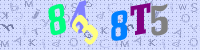 Blue Captcha Image