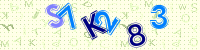 Blue Captcha Image