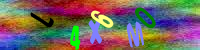Blue Captcha Image