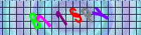 Blue Captcha Image