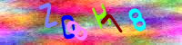 Blue Captcha Image