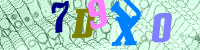 Blue Captcha Image