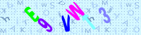 Blue Captcha Image
