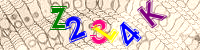Blue Captcha Image