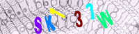 Blue Captcha Image
