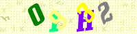 Blue Captcha Image
