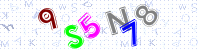 Blue Captcha Image