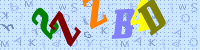 Blue Captcha Image