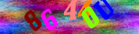 Blue Captcha Image