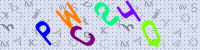 Blue Captcha Image