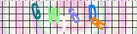 Blue Captcha Image