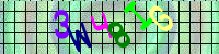 Blue Captcha Image