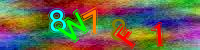 Blue Captcha Image