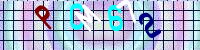 Blue Captcha Image