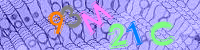 Blue Captcha Image