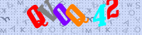 Blue Captcha Image