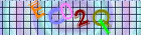 Blue Captcha Image