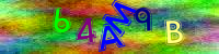 Blue Captcha Image