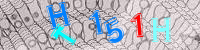 Blue Captcha Image