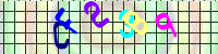 Blue Captcha Image