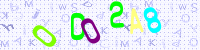 Blue Captcha Image