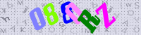 Blue Captcha Image