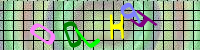 Blue Captcha Image