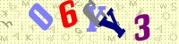 Blue Captcha Image